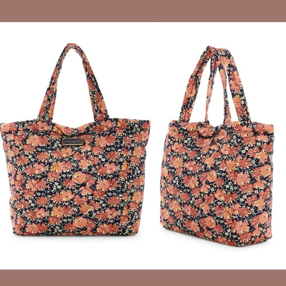 NWT Marc Jacobs Quilted Wildflowers Tote Bag Purse in Eclipse‎ floral - Picture 1 of 11